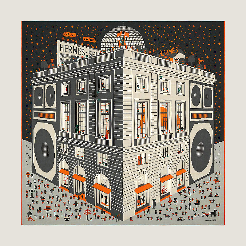 Faubourg Party scarf 100 | Hermès Singapore